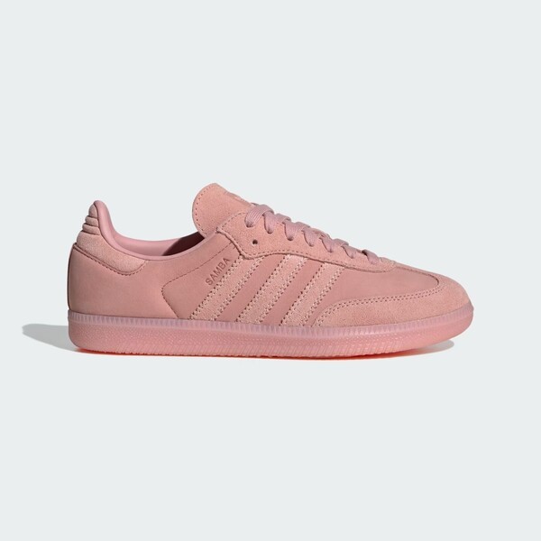 Kixpress-Adidas Samba OG W 女 休閒鞋 德訓鞋 運動 經典 復古 百搭 粉紅 [JS0194], , large