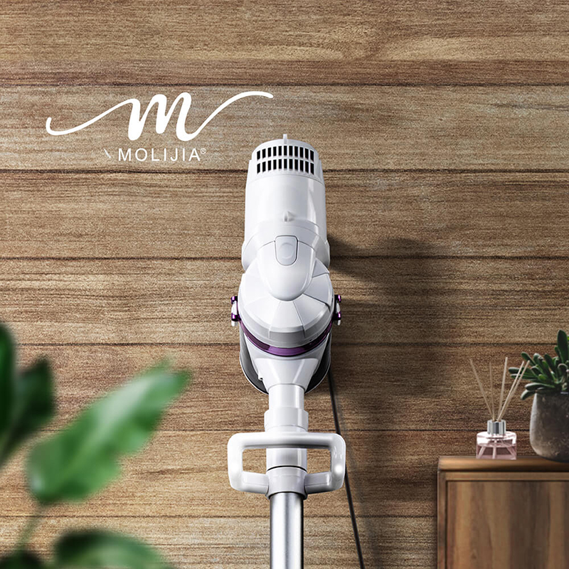 【MOLIJIA】Bedroom Mite Removal 10-Piece Set - Handheld Mite Removal Corded Vacuum Cleaner - Snow White & Purple, , large