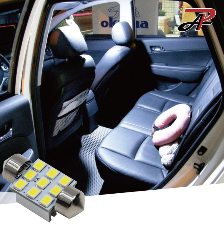 [PA LED] LED Festoon Interior Automotive Bulb Warm White Light board (with three types of bases), , large