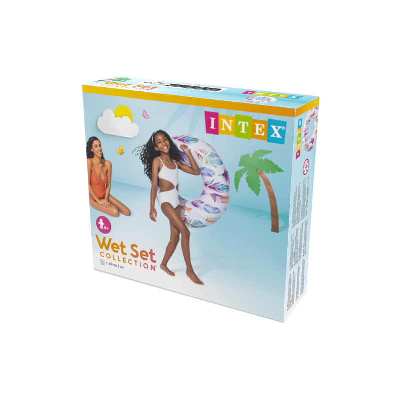 INTEX 97cm透明浮圈, , large