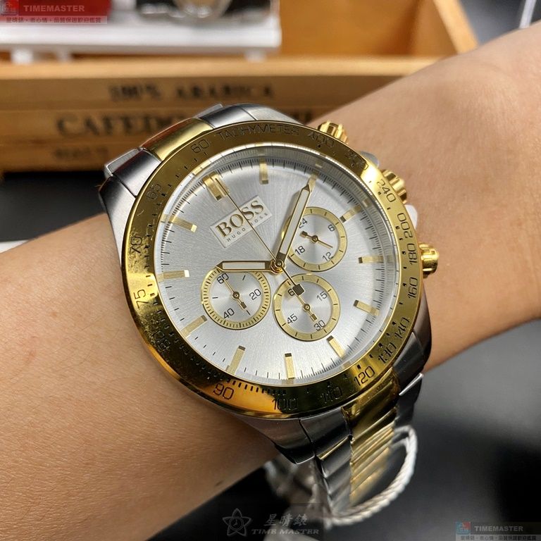 [TIMEMASTER] BOSS watch, 44mm, HB1512960, , large