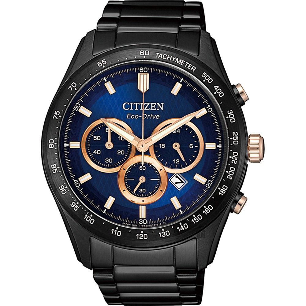 CITIZEN 星辰 光動能計時手錶-藍/43mm CA4458-88L 【亞洲限定款】, , large