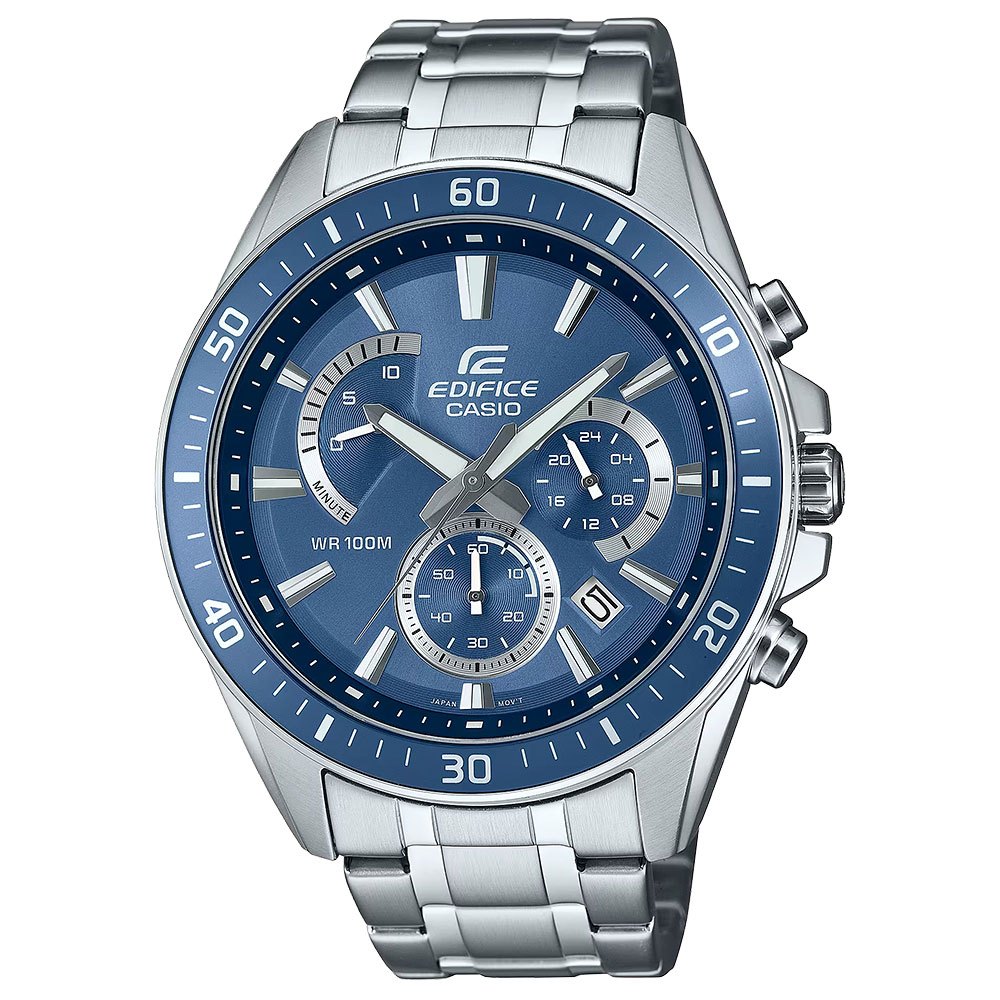 CASIO 卡西歐 EDIFICE 冒險運動三眼計時手錶 EFR-552D-2A, , large