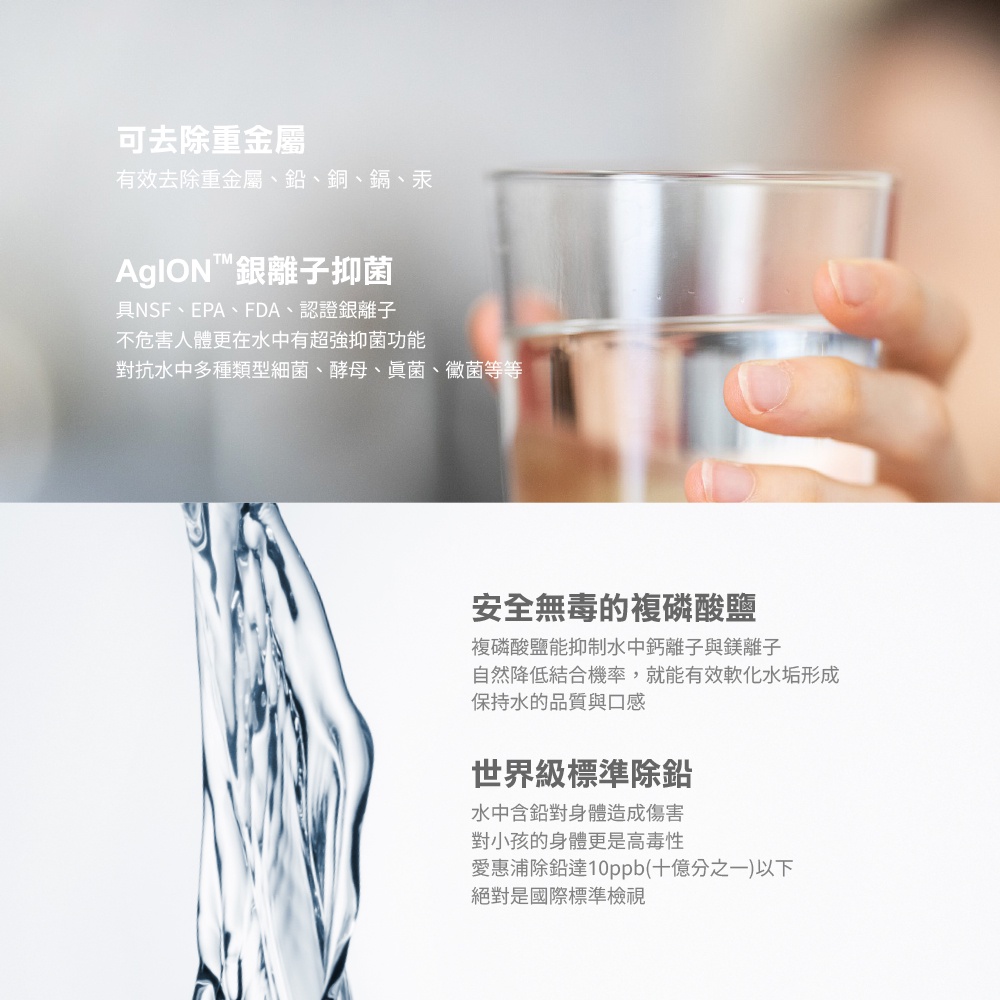 【限量2組特賣】愛惠浦PURVIVE-4H&sup2;單道式淨水設備 公司貨 過濾器 淨水器 簡易單道(不含安裝), , large