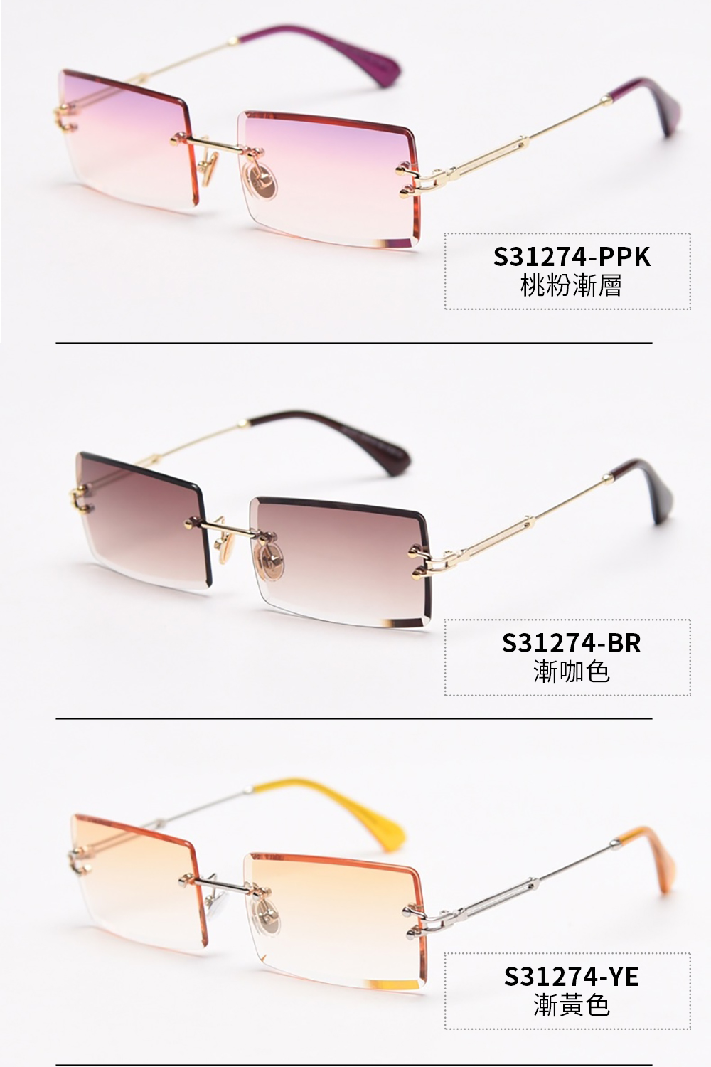 Glasses, 銀框漸灰色, large