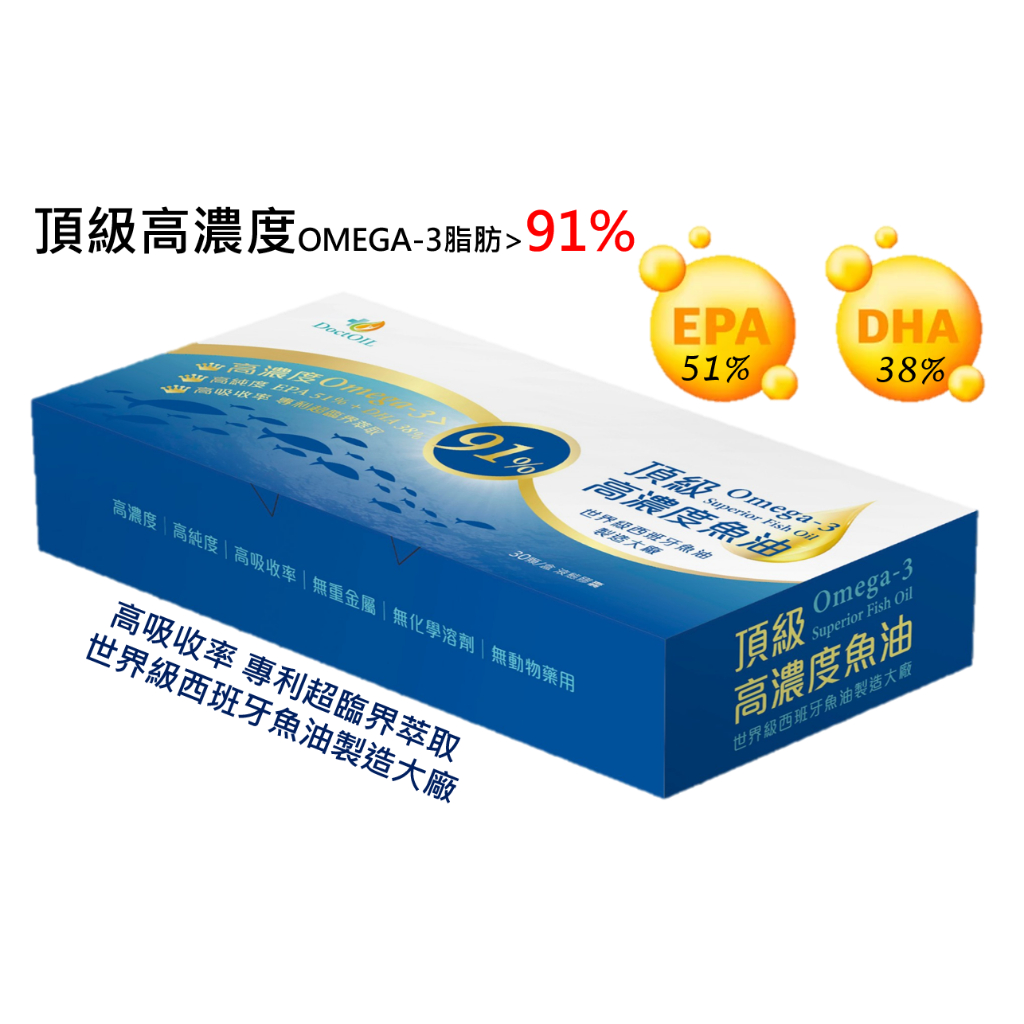 好油專家-頂級高濃度魚油(30顆), , large