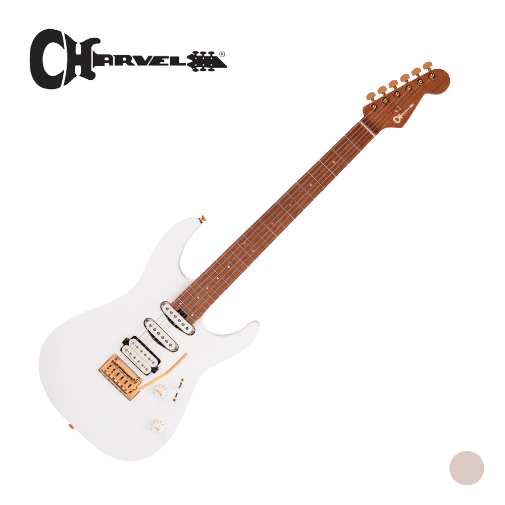 Charvel PM DK24 HSS 2PT CM Snow White, , large