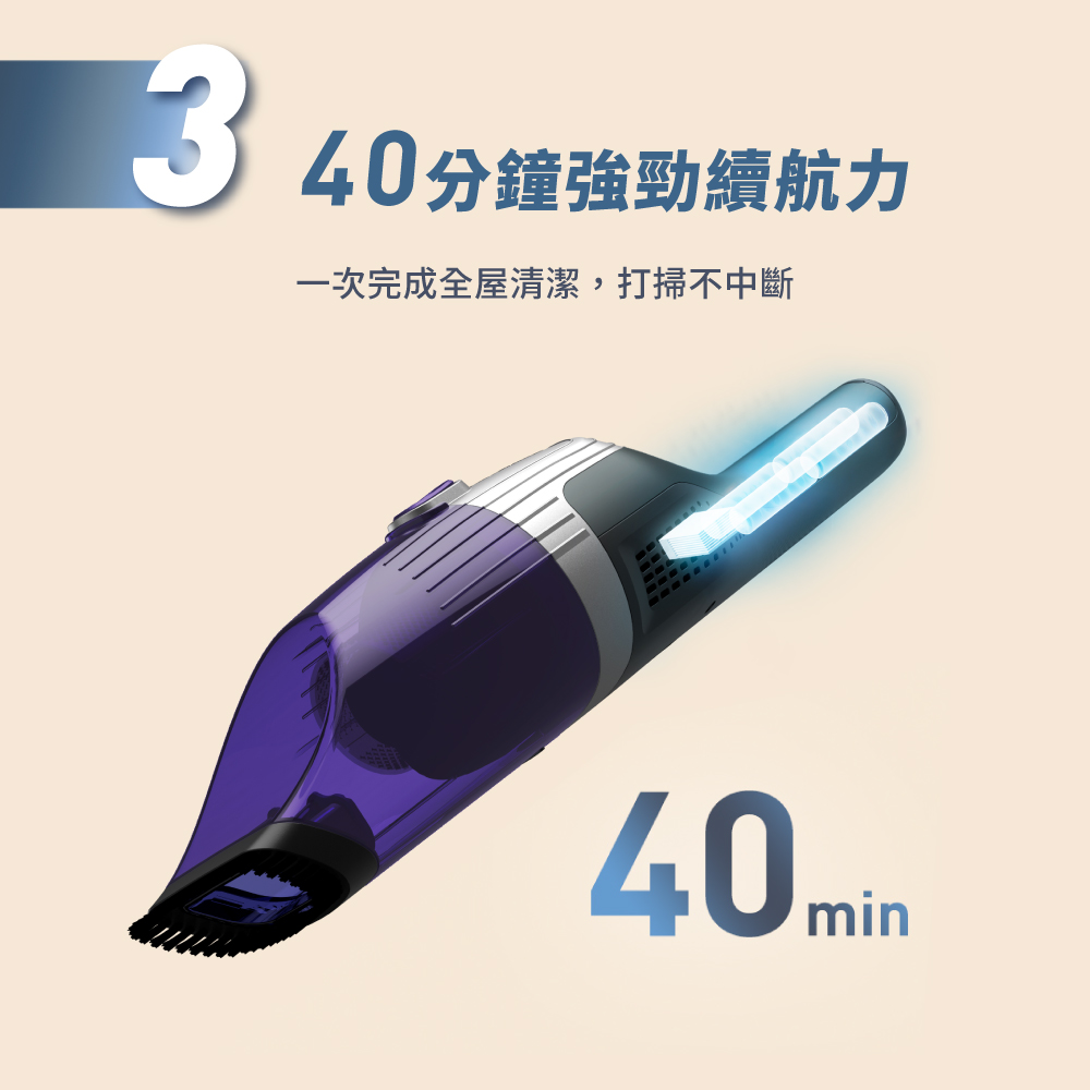 Tefal TY1238HT cordless vacuum cleaner, , large