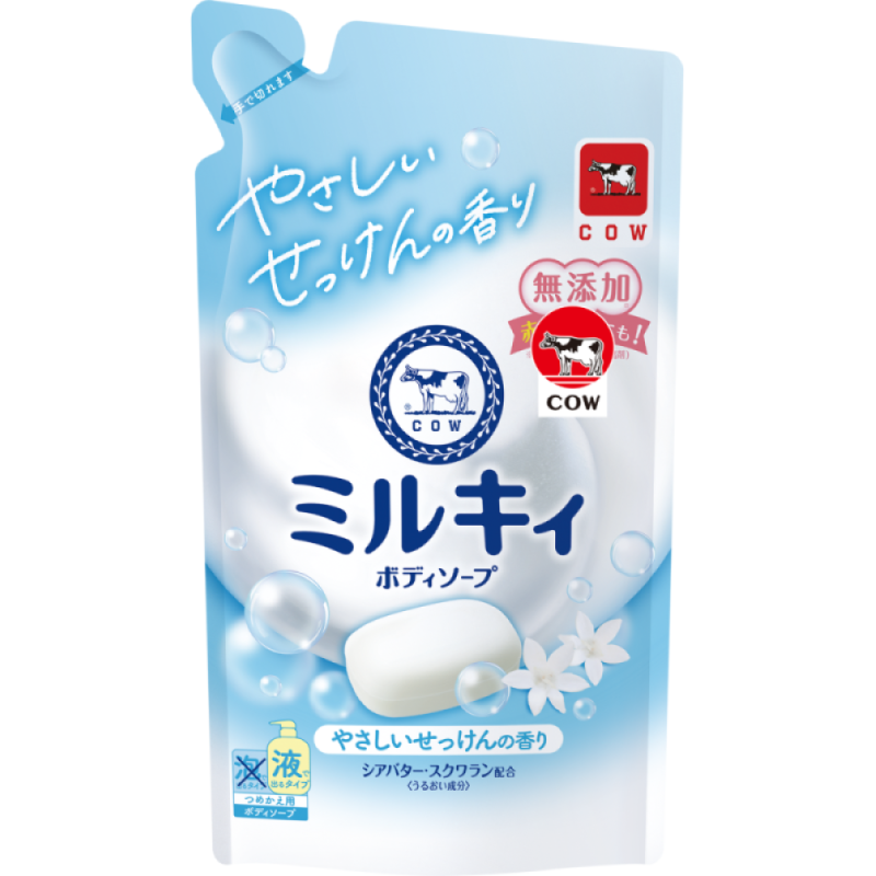 牛乳精華沐浴乳補充包-清新皂香型, , large