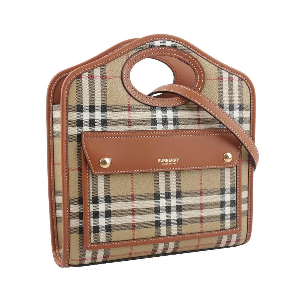 Handbag＆crossbody pocket bag, , large