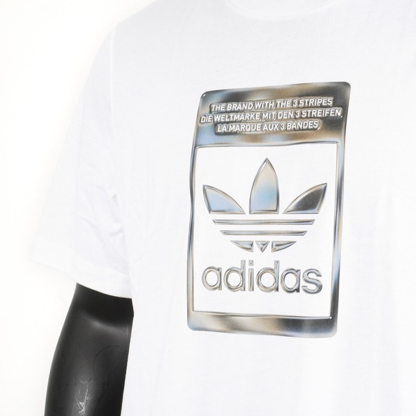 Adidas Camo Infill Tee 男 短袖上衣 T恤 國際版 經典 變色Logo 白 [H13500], , large