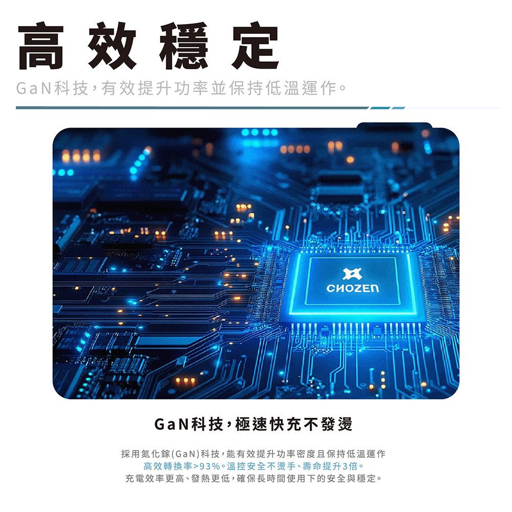 【CHOZEN】萬國轉接插座 205W GaN氮化鎵｜PD3.1 USB-C快充 9孔輸出 旅行出國必備(贈收納盒), , large