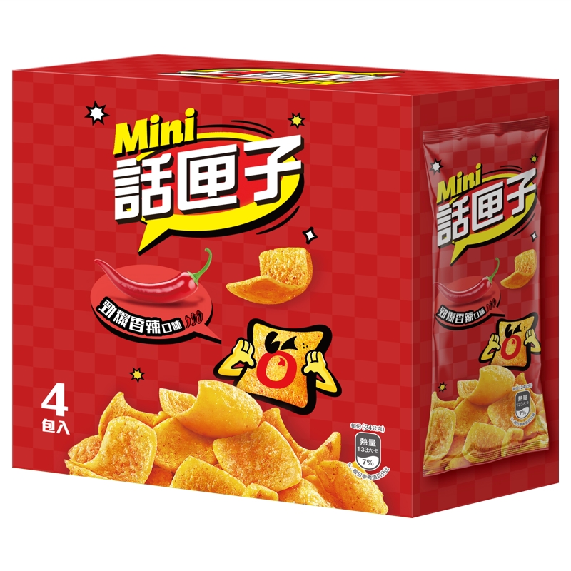 話匣子Mini 勁爆香辣口味玉米片192g, , large
