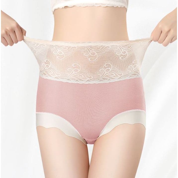 【莎蘿SARO】高腰蕾絲質感石墨烯內褲6件組 M, , large