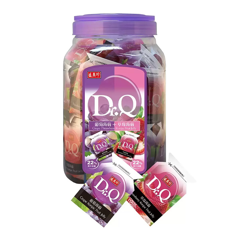 盛香珍 Dr.Q 零卡蒟蒻 葡萄+草莓 1860g/盒, , large