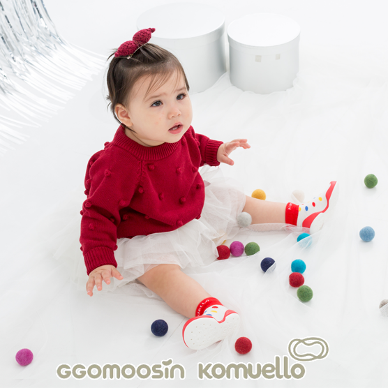 【GGOMOOSIN】學步鞋─彩色豆豆(105mm/115mm/135mm), , large