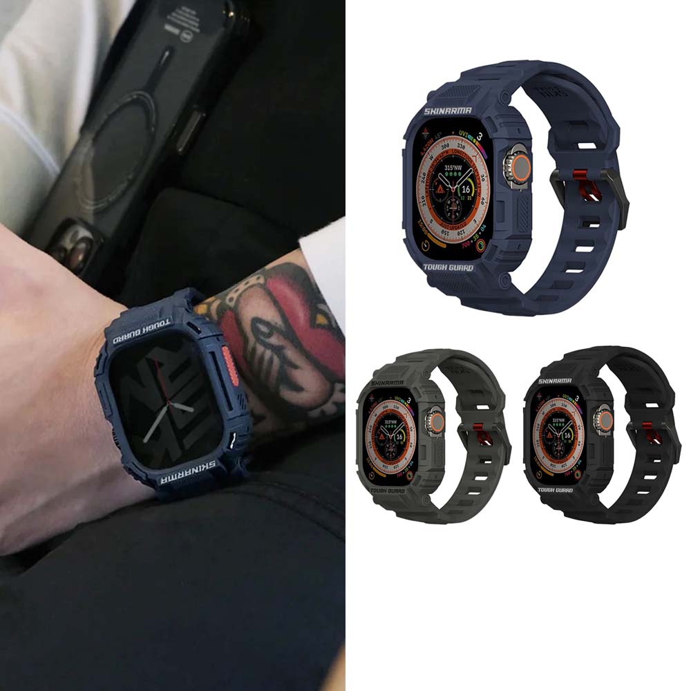 【山水之寶】Apple Watch Ultra3/Ultra2/Ultra 49mm保護殼＋錶帶 Mecha一體成形錶帶 原廠公司貨, , large