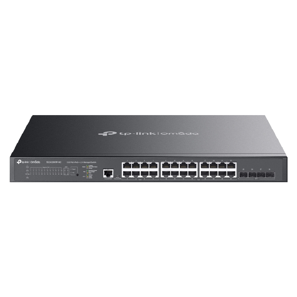 TP-LINK 昌運監視器 TL-SG3428XPP-M2 24埠 L2+管理型交換器+16埠PoE+8埠PoE++, , large