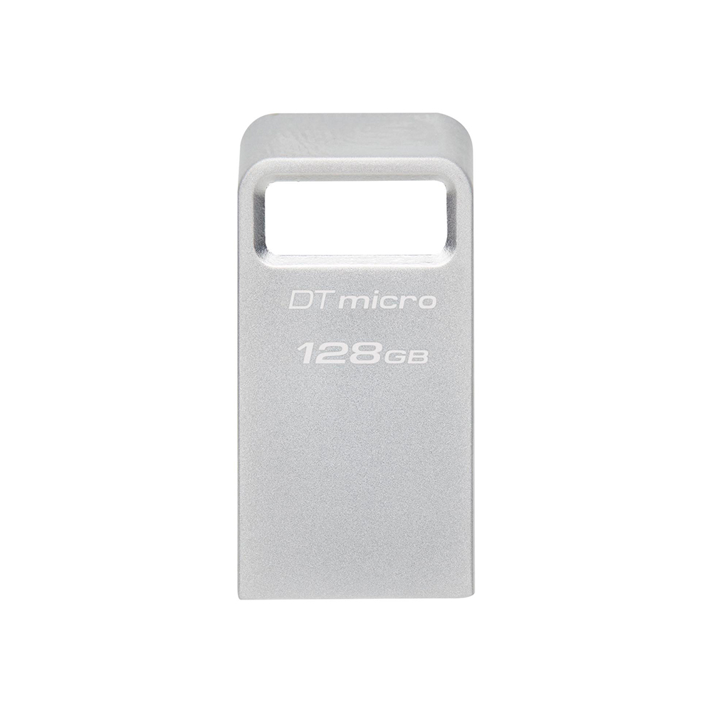 【Kingston】DataTraveler Micro 128G USB 3.2 Gen1 高質感金屬 隨身碟 讀取速度 200MB/s, , large