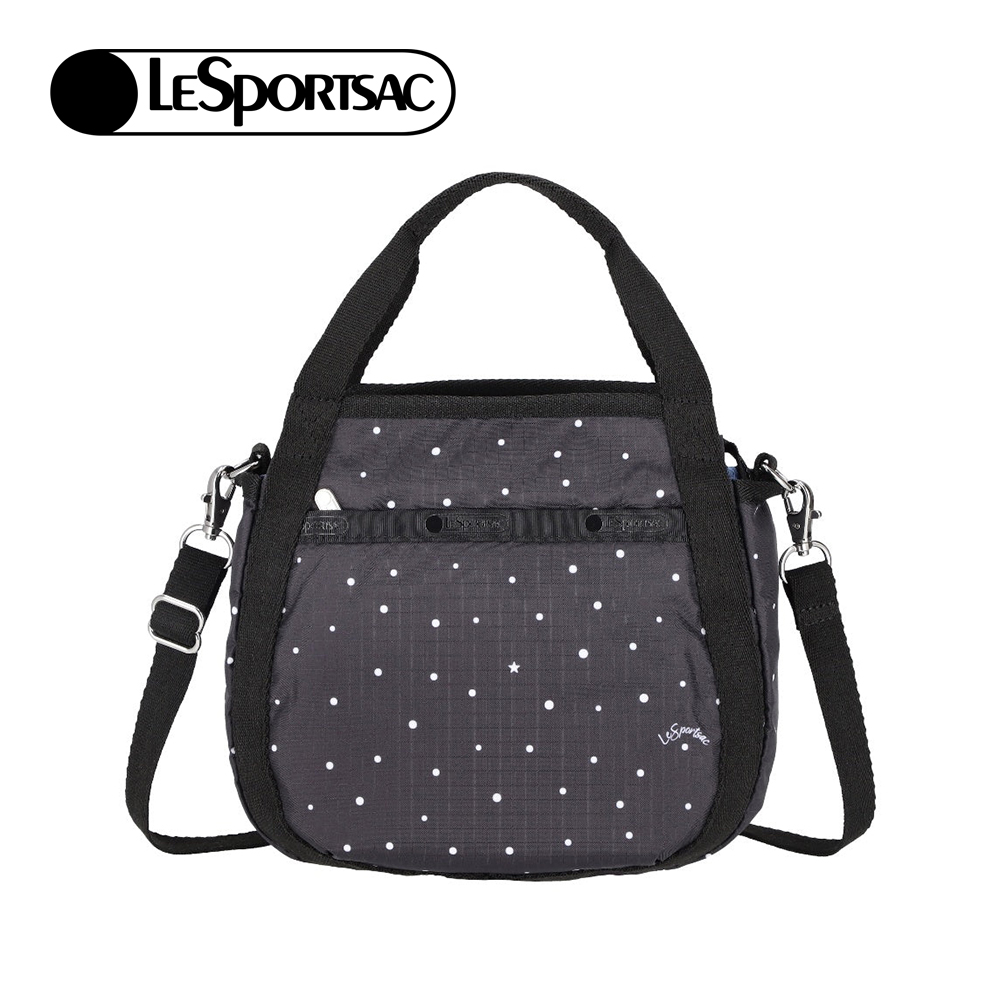 Lesportsac Small Jenni Crossbody 斜背手提水桶包 兩用包 側背包 送禮 禮物 女包(俏皮圓點), , large