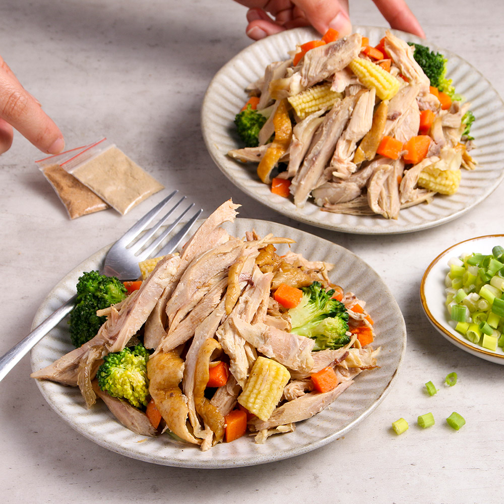 [愛上新鮮]鹹水雞蔬菜盒10盒組, , large