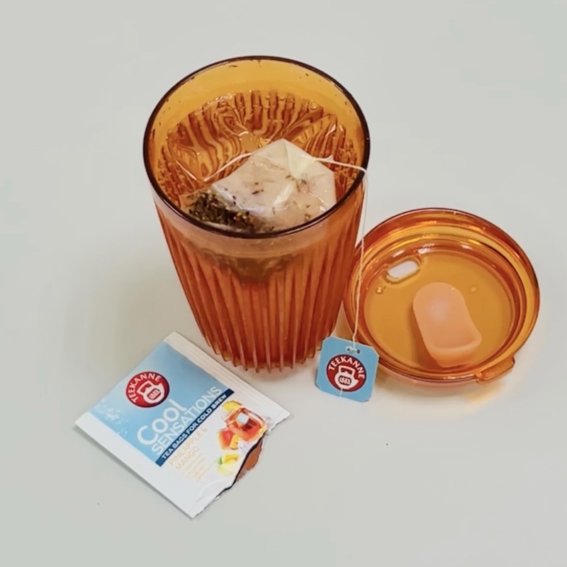 【TEEKANNE】 Pineapple-Mango Cold brew tea (2.5g x 18bags/box) , , large