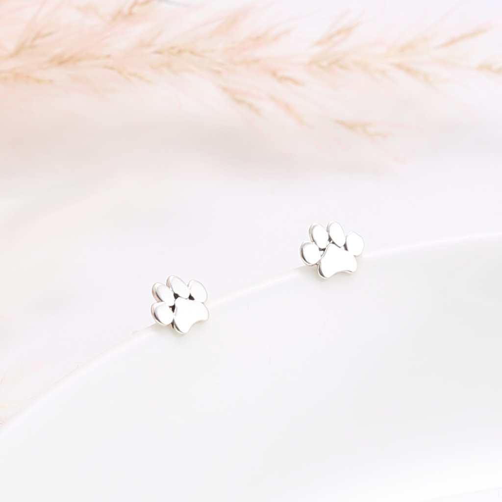 【Angel & Me】Cat Paw Kitten Meow s925 sterling silver earrings Birthday gift, , large
