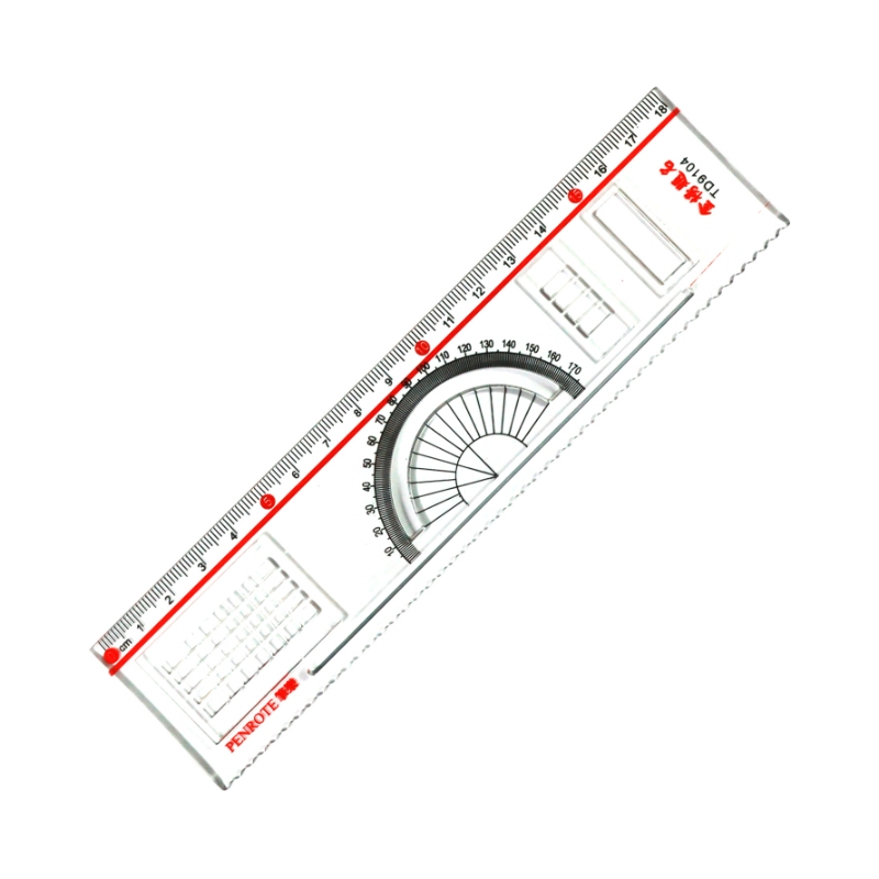 18cm Multifunction Template Ruler, , large