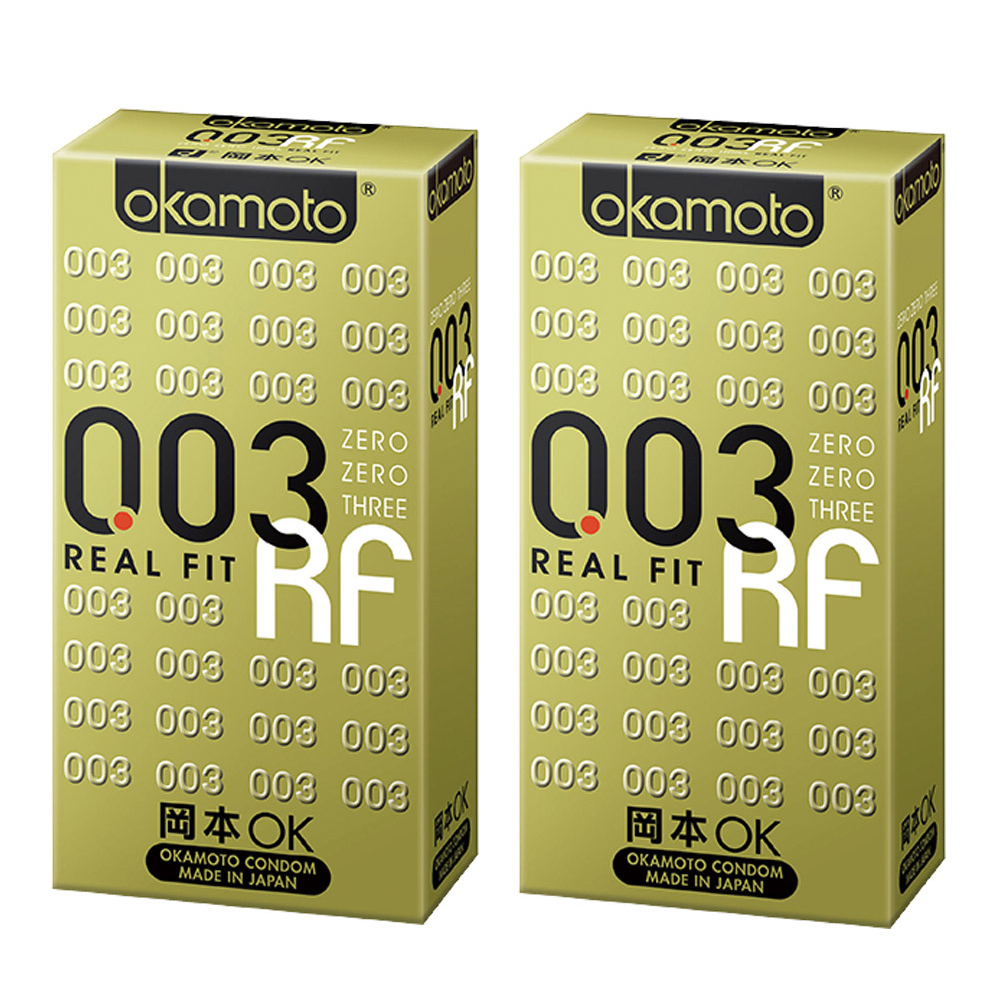 【okamoto岡本】003RF貼身保險套 6入x2盒+贈極潤保險套3入x1盒  (不累贈), , large