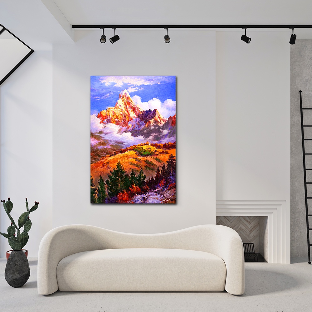 【御畫房】神山 國家一級畫師手繪油畫60&times;90cm(VF-23), , large