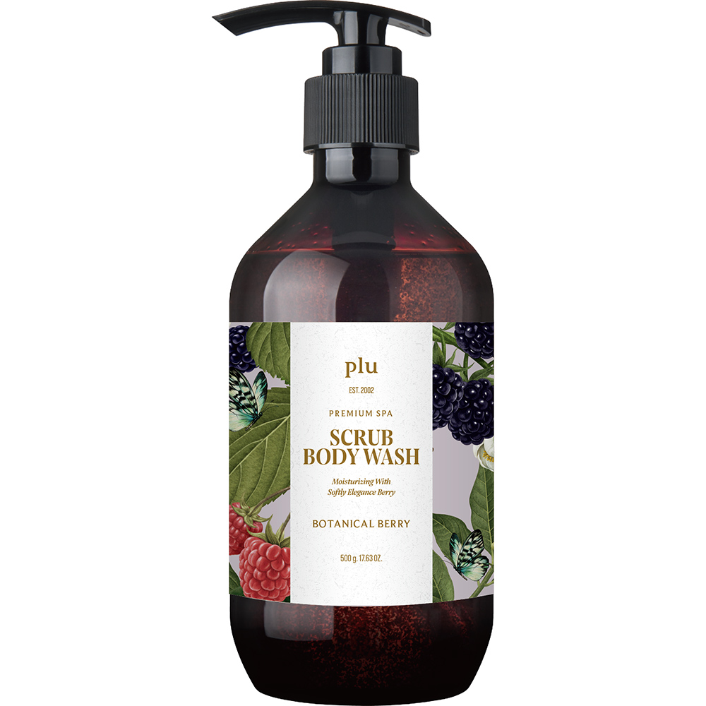PERFUMED SCRUB BODY WASH BOTANICAL BERRY, , large