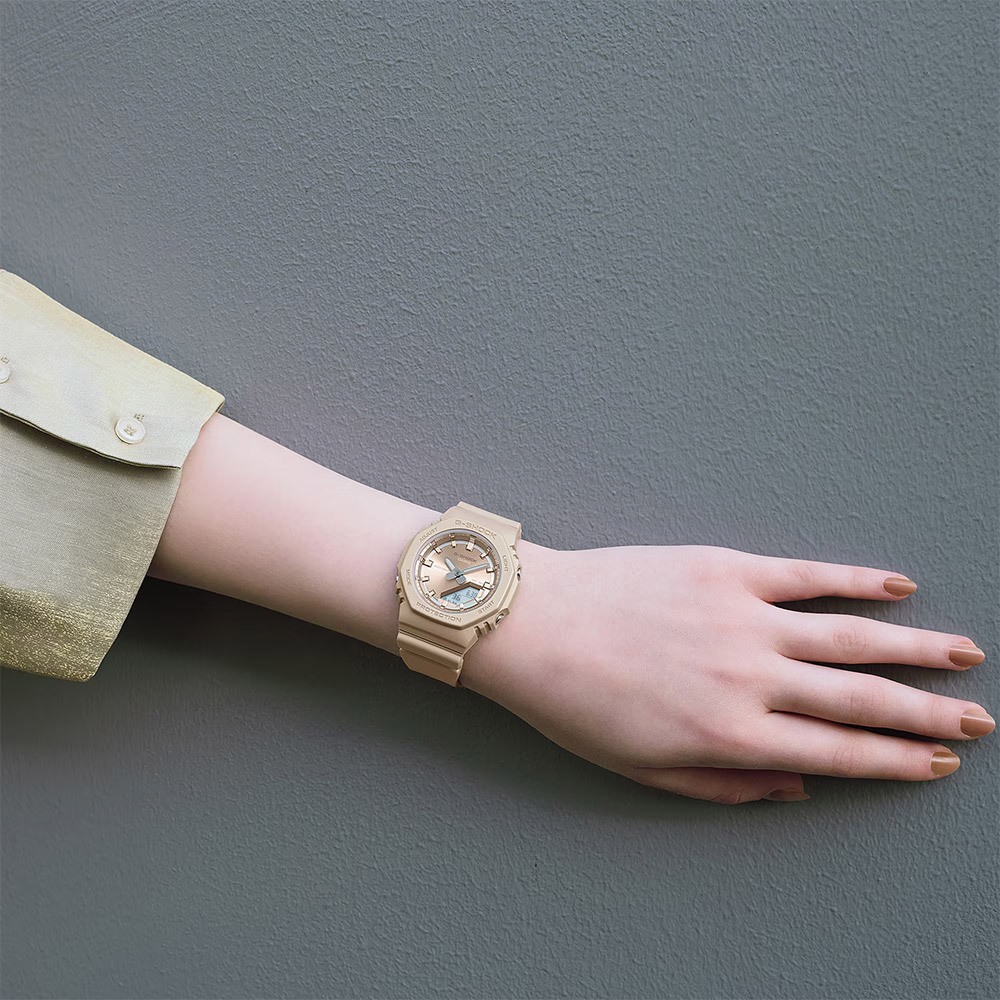 CASIO 卡西歐 G-SHOCK 珍珠光系列八角手錶 女錶 GMA-P2100ST-9A, , large