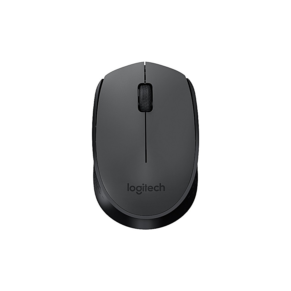 【 Logitech 羅技 】M171 灰黑色 無線 舒適便攜 滑鼠, , large