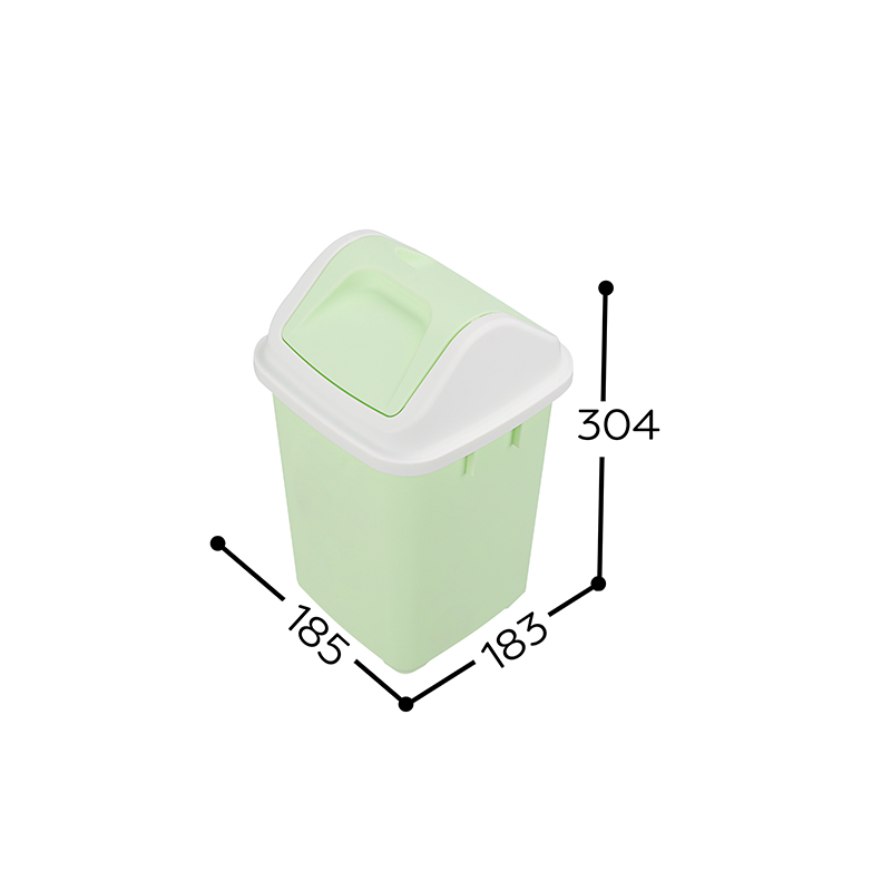歐雅5L附蓋垃圾桶Q3-0259, , large