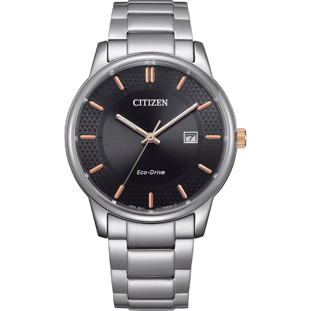 CITIZEN 星辰 光動能經典手錶-黑/40mm BM6977-70E, , large