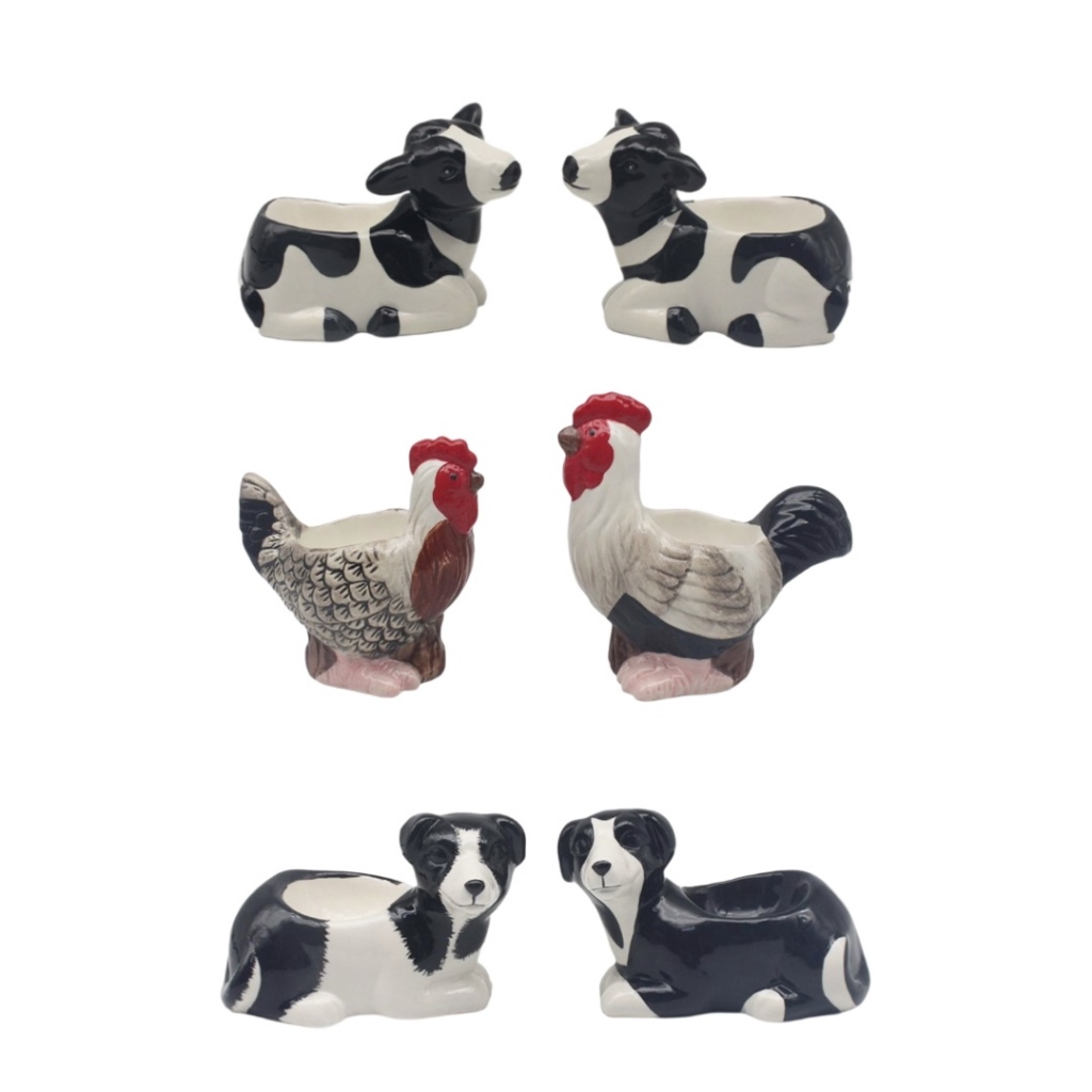【Lesser&Pavey】動物造型系列蛋杯組2入/蛋杯/早餐蛋杯/陶瓷/陶瓷蛋杯/英式/水煮蛋杯/蛋架/蛋托, , large