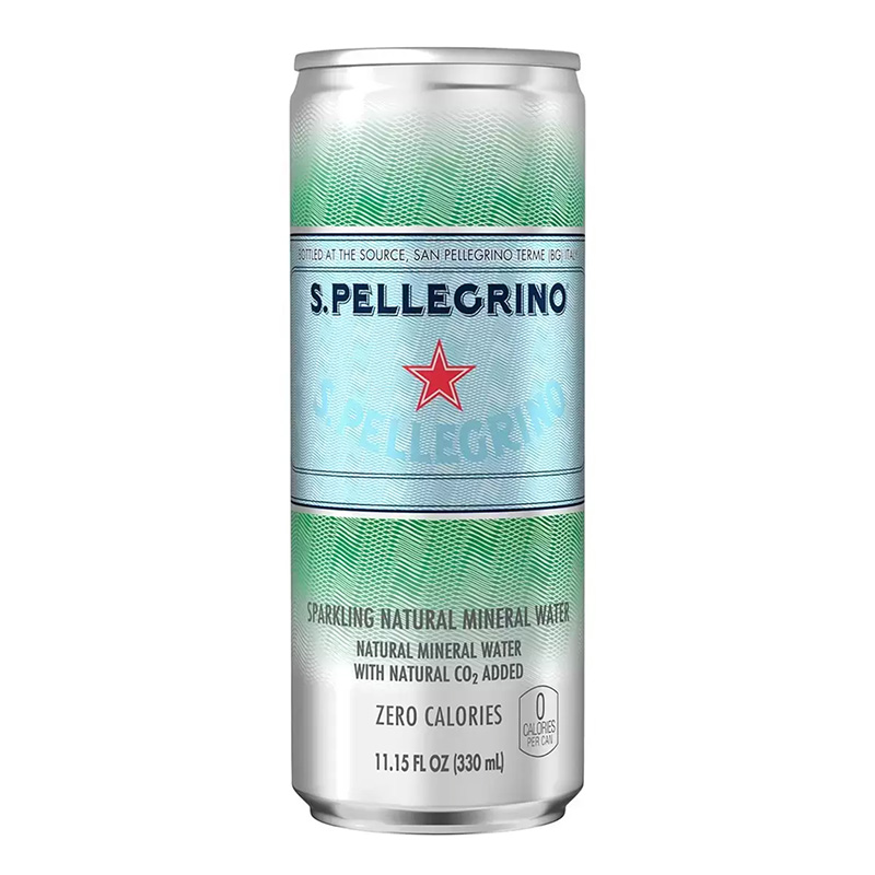 聖沛黎洛 天然氣泡礦泉水 330mlX24罐, , large