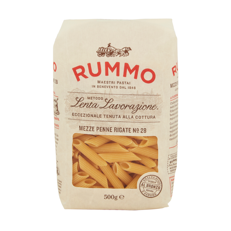 Rummo Mezze Penne Rigate No.28, , large