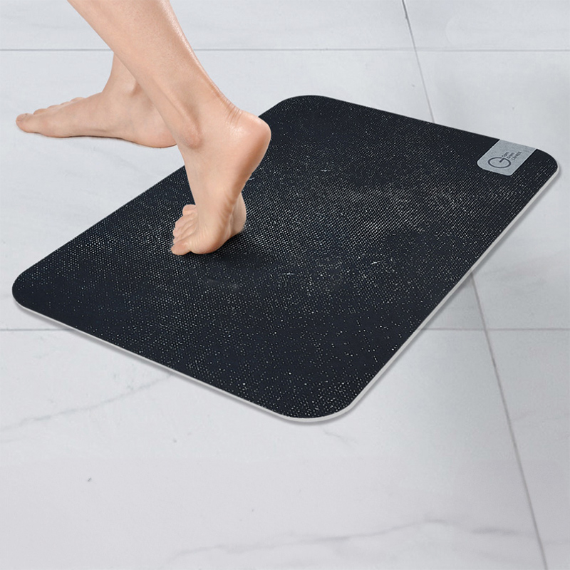 【Monster】Thick Soft Diatomaceous Earth Absorbent Mat &ndash; Starry Vastness (60x40cm) &ndash; Slate Blue, , large