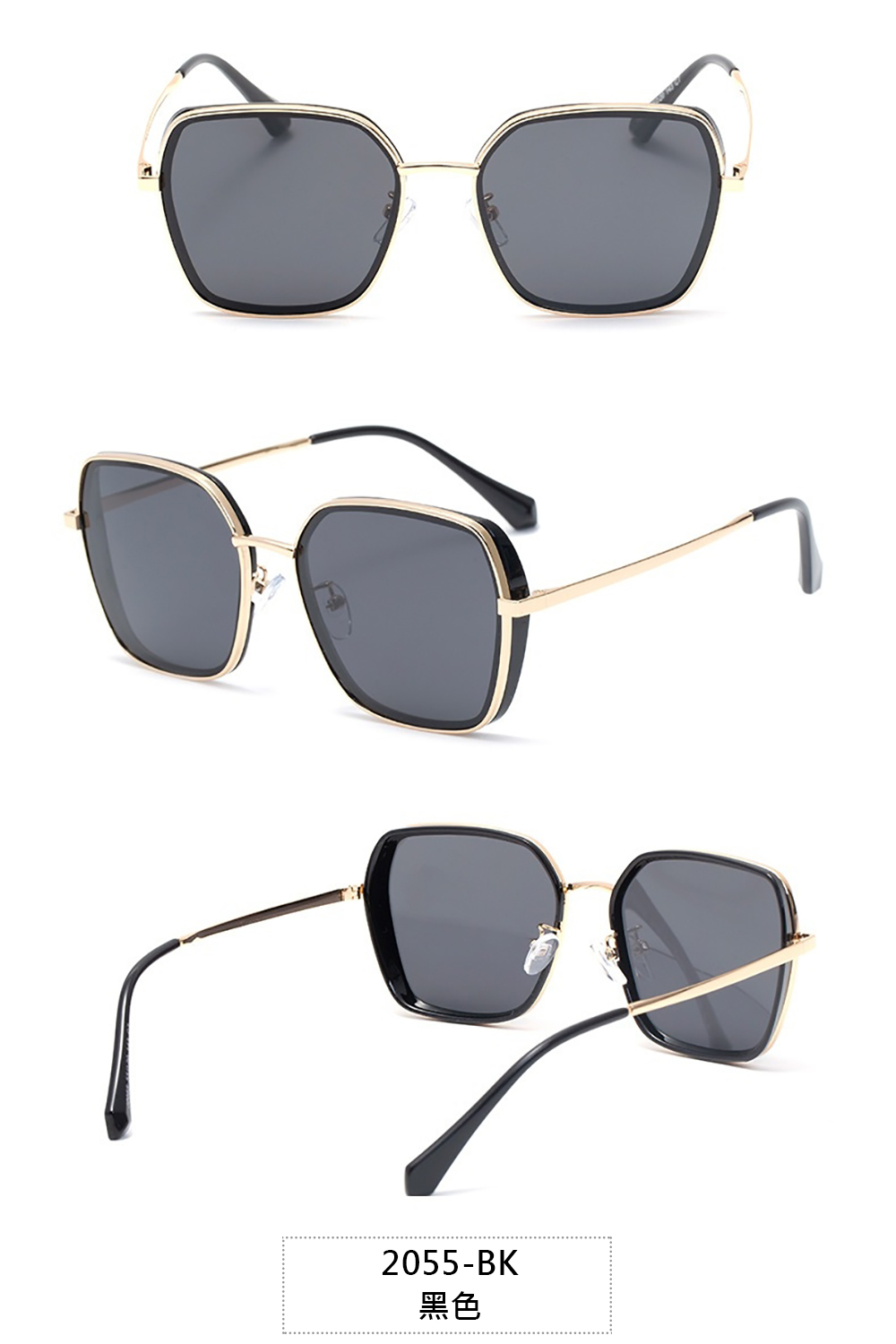 Glasses, 黑色, large