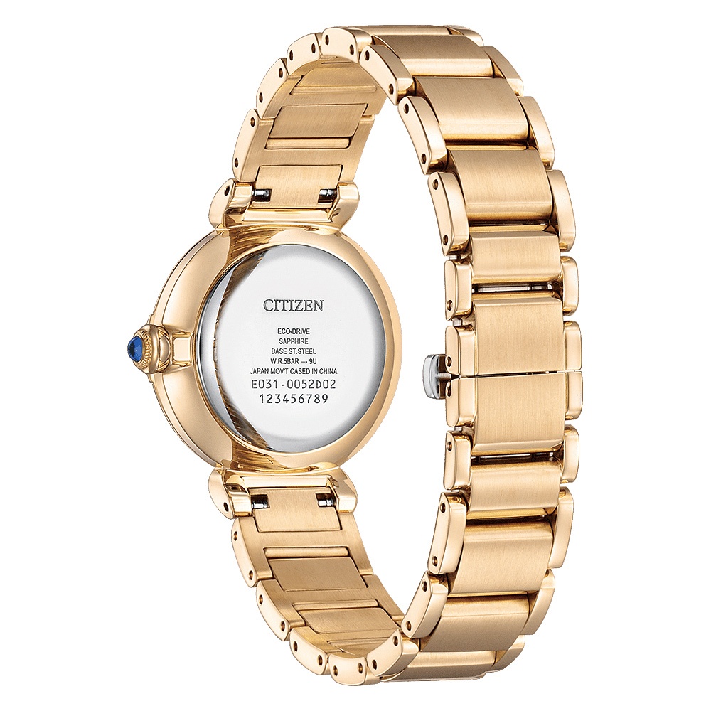 CITIZEN 星辰 L系列  幸福鈴蘭 永恆款 光動能大三針女錶 EM1063-89D, , large