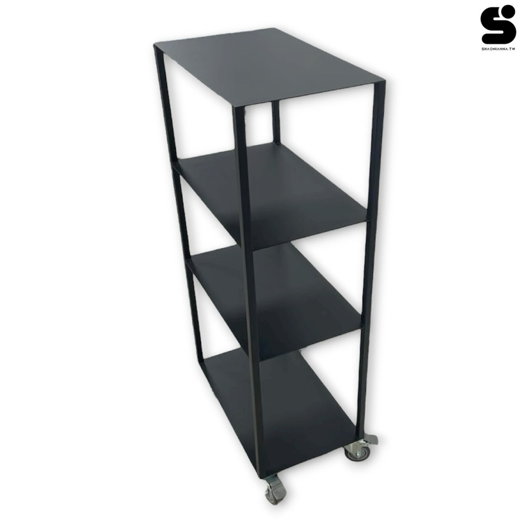 【 SHAONIANNA.TW 】四層鐵層板置物架 52x32x111cm 多功能收納架/家用廚房收納架/家居收納必備, , large