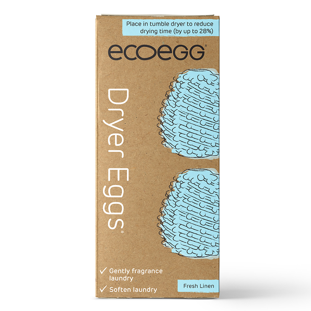 英國ECOEGG-乾衣機專用環保柔衣蛋(2入/粉藍柔軟舒棉), , large