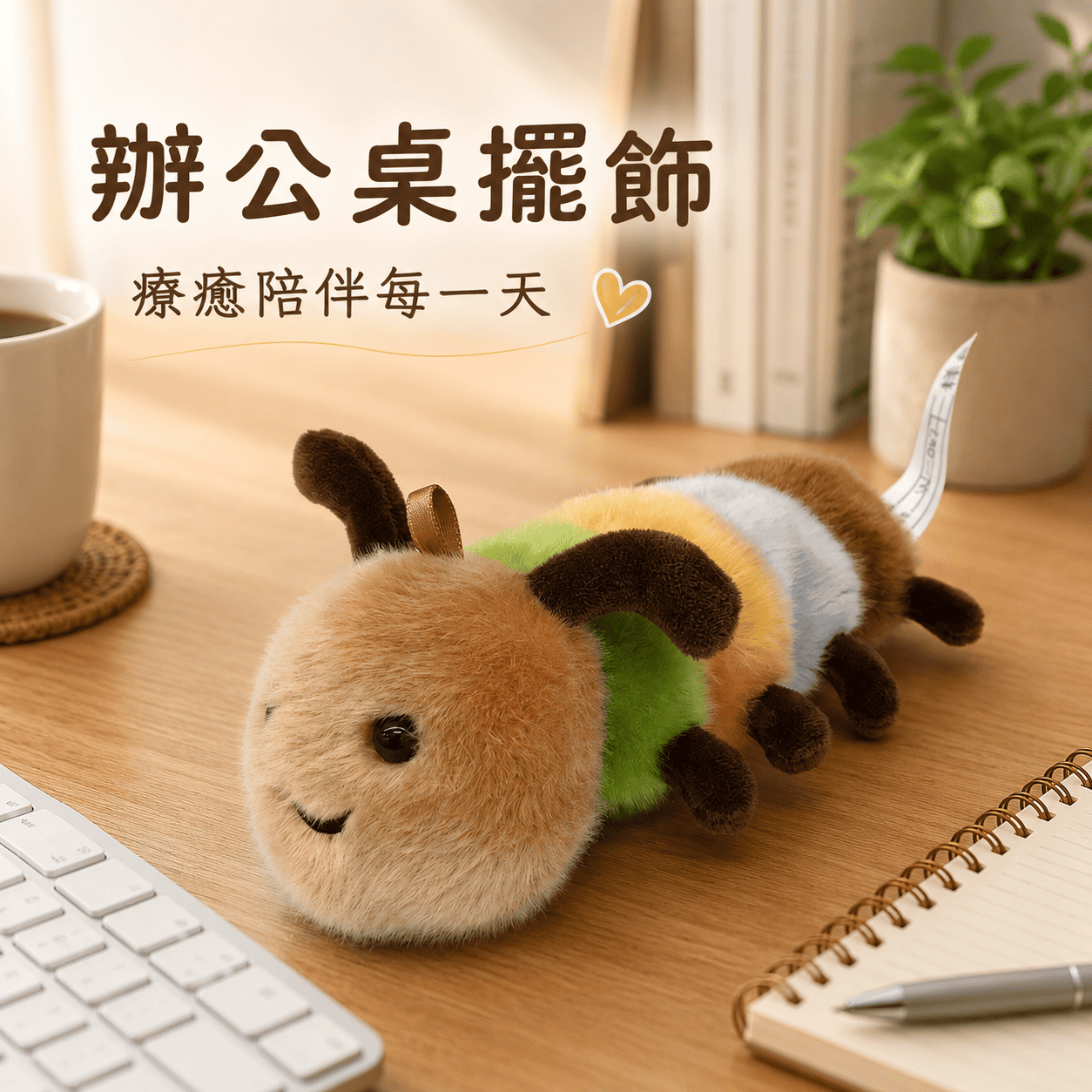 【際洋文化】象皮兔 毛毛蟲掌中寶, , large