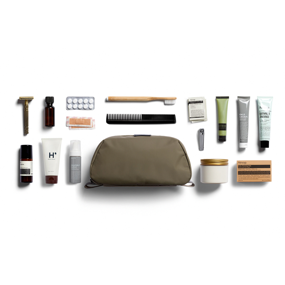 Bellroy Toiletry Kit Plus 化妝包 小物收納包 盥洗包 禮物 送禮 推薦(海藻灰綠), , large