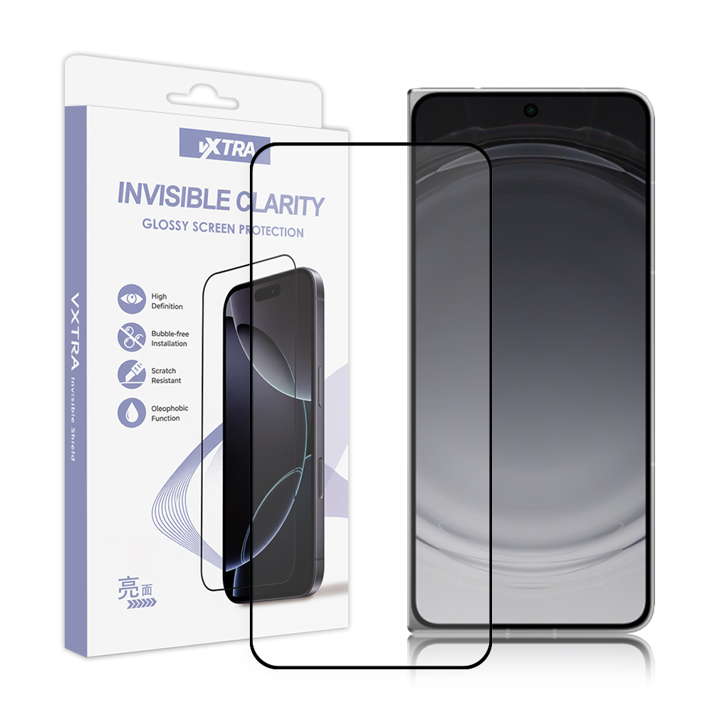 VXTRA 全膠貼合 OPPO Find N6 滿版疏水疏油9H鋼化頂級玻璃貼 保護貼(黑), , large