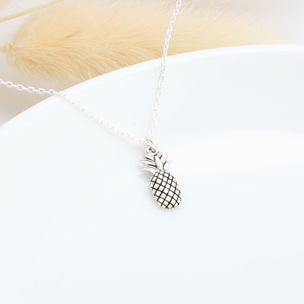 【Angel & Me】Lucky Pineapple s925 sterling silver necklace birthday gift, , large