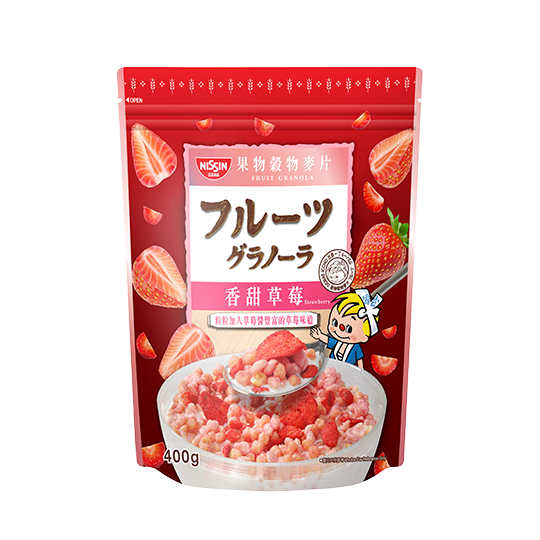 Nissin Strawberry Granola, , large