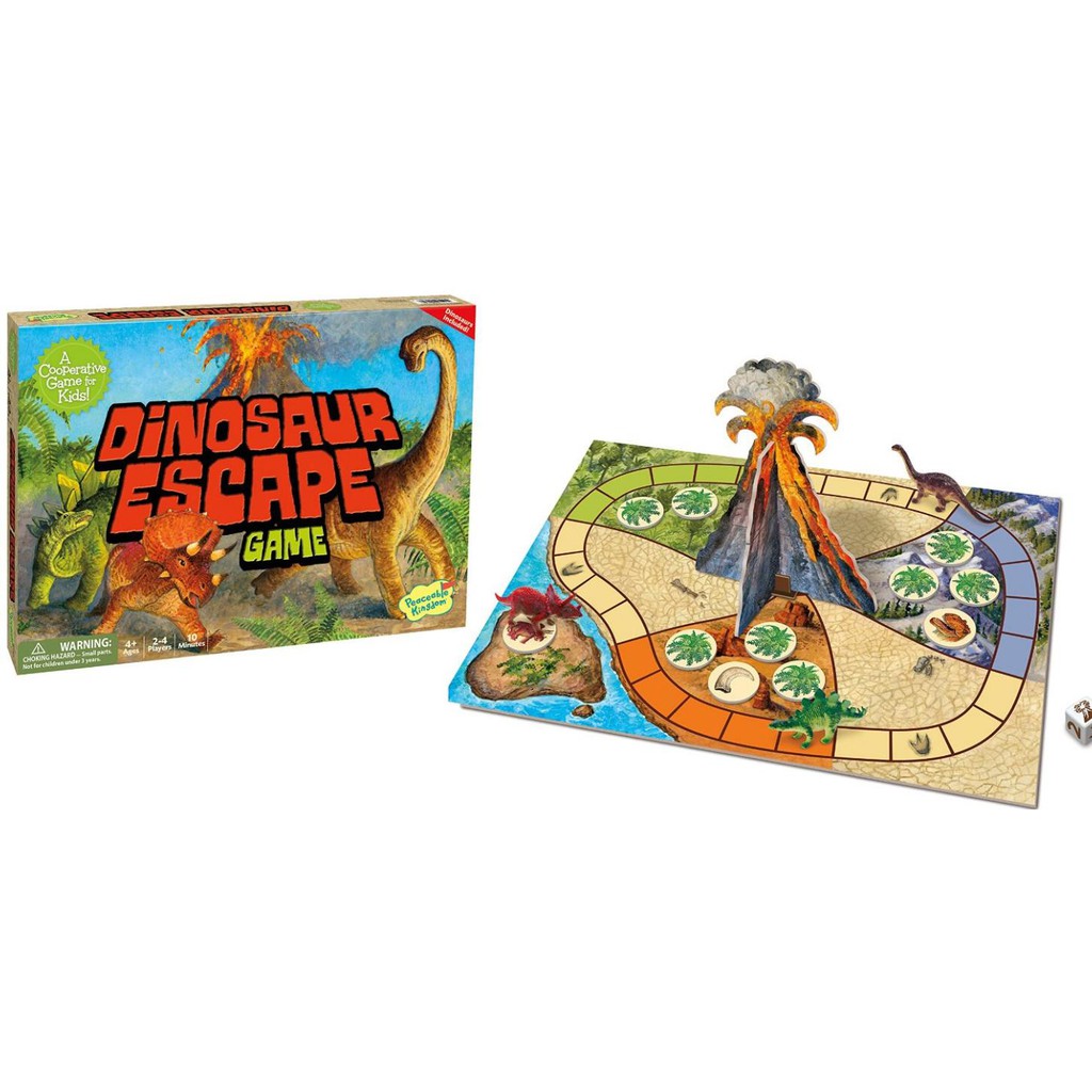 【Asmodee】恐龍逃脫任務 Dinosaur Escape 中文版｜合作益智遊戲 ｜兒童親子益智互動 ｜學齡前必玩, , large