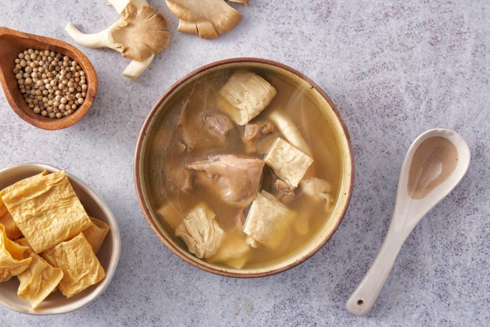 [桂冠營養研究室]腐竹鮮菇雞湯(250g), , large